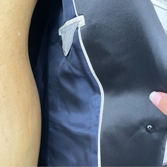 J CREW COLLECTION “Willa Tuxedo” Blazer in Italian Wool NWT BLACK Size 2 - Picture 10 of 15